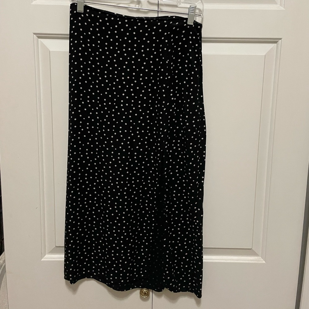 High waisted skirt with a leg slit, from Abercrombie